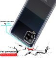 Samsung Galaxy A12 Back Cover Transparent Shock Proof Case Clear Reinforced Corners Bumper TPU Back Cover For Samsung Galaxy A 12 Case. 