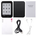 BK7019 Portable E-Book Reader 16GB 7inch Multifunction E-Reader Backlight Color LCD Display Screen. 