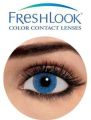 Colour BRILLIANT BLUE - Fresh Look bbcl Color Blends Contact Lens - Full Set - Color Contact Lens (Replacement Cycle: 12 Month). 