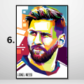 A3/A4 Size Framed Wall posters Football posters Messi Ronaldo Naymar wall posters wall decorations. 