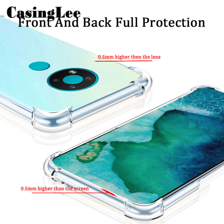 Casinglee%20for%20Nokia%203.4%20case%20Soft%20Transparent%20Airbag%20Full%20Protection%20clear%20Back%20Cover%20Nokia%203.4%20Phone%20cases%20cover%20For%20girls%20and%20Boys%20-%20Image%207