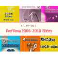 A/L Physics Vivarana 2006 - 2010 - Prof S R D Rosa Five Books Bundle - MCQ, Structured, Essay Q A and Analysis. 