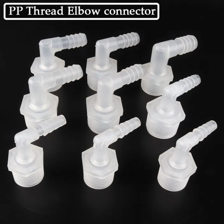 10Pcs/Lot%203.9-11.1MM%20To%20G1/8''~G3/8''%20Thread%20Elbow%20Connector%20Aquarium%20Fish%20Plastic%20Joints%20Pump%20Adapter%20-%20Image%203