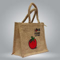 Handmade Jute Bag with Zhipper | Eco-Friendly. 