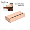 Sutuiying Guitar Radius Sanding Block Chamfered 45 Degree Fret End Bevel File Portable Tool for Guitar Bass Fret Leveling Fingerboard Luthier Tool. 