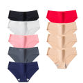 9PCS/Set Women Panties Silk Female Underwear Comfort Fashion Lady Panty Plus Size Briefs. 