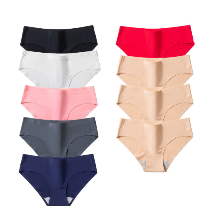 9PCS/Set%20Women%20Panties%20Silk%20Female%20Underwear%20Comfort%20Fashion%20Lady%20Panty%20Plus%20Size%20Briefs%20-%20Image%202