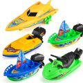 1Pc Speed Boat Ship Wind Up Toy Float In Water Kid Toys Classic Clockwork Toys Winter Shower Bath Toy for Children Boys Toys. 
