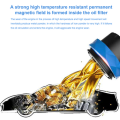 Magnetic Oil Filter Machine Oil Compartment Magnetizer Oil Magnet Strong Magnetic Auto Oil Filter. 