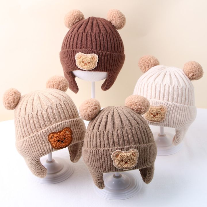 Winter%20Baby%20Beanie%20Cap%20Cartoon%20Bear%20Ear%20Protection%20Knitted%20Hat%20for%20Toddler%20Boys%20Girls%20Cute%20Korean%20Warm%20Kids%20Crochet%20Hats%20Gorros%20-%20Image%202