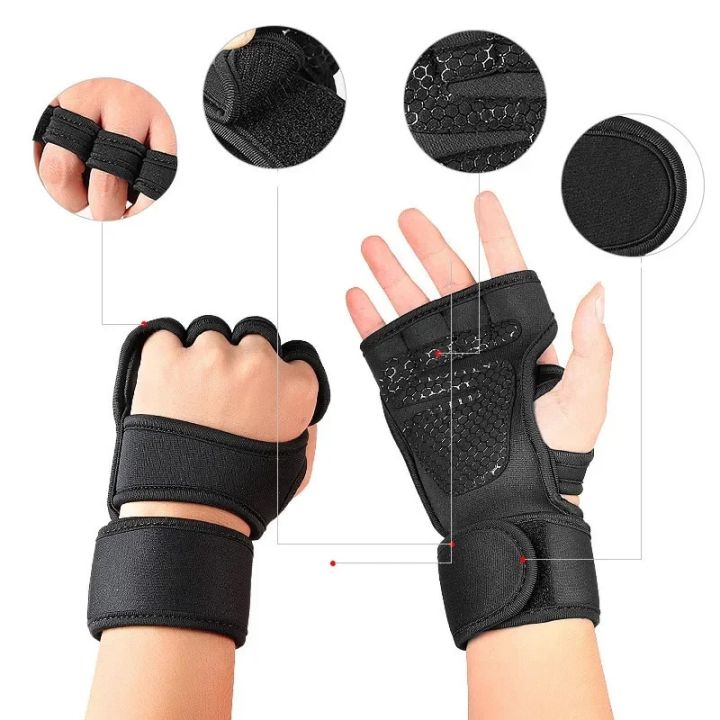 Weight%20Lifting%20Workout%20Gloves%20with%20Wrist%20Support%20for%20Men%20Women%20Gym%20Fitness%20Cross%20Training%20Powerlifting%20Hand%20Palm%20Protector%20Glove%20-%20Image%202
