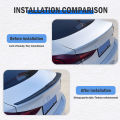 Universal Adjustable Car Tail Wing Lightweight Rear Trunk Spoiler Lip Fixed Wind Wing Modified Accessories. 