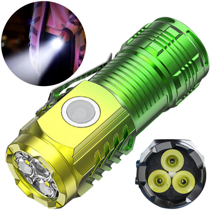 Mini%20LED%20Flashlight%203LED%20Ultra%20Strong%20Light%20Flash%20Light%20Portable%20USB%20Rechargeable%20Built-in%20Battery%20with%20Pen%20Clip%20and%20Tail%20Magnet%20-%20Image%204
