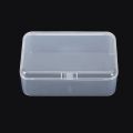 2PCS/LOT Transparent Rectangular Box Clear Plastic Box Small Plastic Jewelrybox Electronic Parts storage Box Tools Box 9X6X3.2CM. 