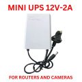 DC12V mini ups for wifi router and cctv cameras 3600mah ups power supply IP66 Waterproof. 