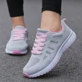 Women Casual Shoes Fashion Breathable Walking Mesh Flat Shoes Woman White Sneakers Women 2022 Tenis Feminino Female Shoes. 