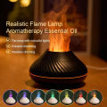 Kinscoter Volcanic Aroma Diffuser Essential Oil Lamp USB Portable Air Humidifier with Color Flame Night Light. 