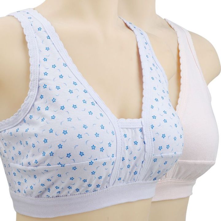 2Pieces%20Summer%20Thin%20Middle-Aged%20and%20Elderly%20Women's%20Sling%20Half%20Vest%20Pure%20Cotton%20Bra%20Mother%20Bra%20Undershirt%20-%20Image%206