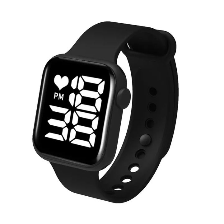 Watch for Women LED Digital Watch Fashion Casual Simple Silicone Women's Watches Electronic Clock