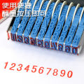 10-Digit Large Number Stamp Extra Large Date Stamp Combination Numbering Machine Number Code Code Printer Year Month Day Production Date Stamp Adjustable Price Tag File Letter Manual Wheel Stamp. 