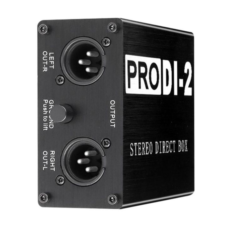 Poddi Direct Box Prodi-2 Passive Stereo Direct Box Audio DI Box | Daraz.lk