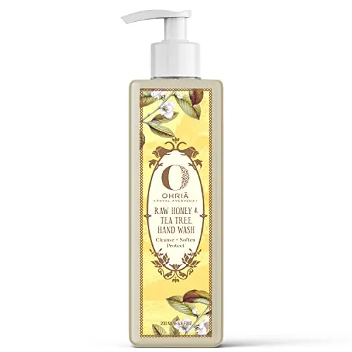 Ohria Ayurveda Raw Honey & Tea Tree Hand Wash | Cleanse, Soften & Protect, 200mlFROM INDIA)NUSS