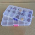 10grids 15grids 24grids Plastic Storage Jewelry Box Compartment Adjustable Beads Boxes For Jewelry Organizer Rectangle Box Case. 