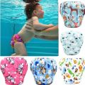 2021 New Baby Swim Diapers Waterproof Adjustable Cloth Diapers Pool Pant Swimming Diaper Cover Reusable Washable Baby Nappies. 