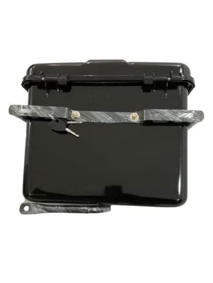 BIJJAN%20Accessories%20Premium%20Universal%20Bike/Motorcycle%20Side%20Box%20Holder%20(Double%20Frame)%20with%20Lock%20Cruiser%20Bike%20Luggage%20Storage%20Side%20Box,%20Heavy%20Duty%20Plastic%20&%20Fitment%20CLAMP%20Compatible%20for%20All%20Bikes%20(Black)%20-%20Image%204