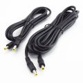 12V Male To Male Power DC Power Cord Adapter Extension Cable 0.5m 1.5m 3m CCTV Camera Extend Wire 5.5*2.5mm Plug Supply. 