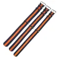 【ZIME】New Fashion Wristband Universal Nato Nylon Watch Strap Weaving Bracelet Loop Adjustable Watch Strap Band Heavy Duty 18 20/22mm. 