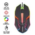 Jertech M200 Warwick RGB Lighting Gaming Mouse RGB Wired Mouse Colorful Backlight Wired Gaming Mouse Office Mouse. 