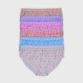 Refine Ladies Panties Printed 6 Pcs- Medium. 