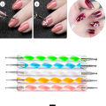 Double Head Acrylic Nail Tool Multifunctional Phototherapy Painting Dotting Tools Set False Nail Art Salon Design Art Cp-1-5-305L. 