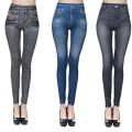 【HOT】 Jeans Sexy Denim Pants Long High Waist Denim Women Jeans Fashion Print Stretch Pencil Pants For Shopping. 