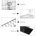 Migeet Foldable Pet Cage Cat Dog Crate Folding Guinea Pig Bunny Hedgehog Cage with Tray for Small Animals. 