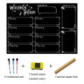 A3 Dry Erase Magnetic Monthly Weekly Planner Calendar Markers Whiteboard,Fridge Magnet Daily Message Memo Refrigerator Sticker. 