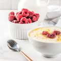 4 cups Cup cake ceramic baking cup ceramic baking tray Ceramic Baking Cups for Creme Brulee Custard Dessert Dishes snack baking cup White- 3.5 Inches. 