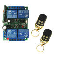 4 channel wireless rf remote control switch 12V low consumption high efficiency receiver board. 