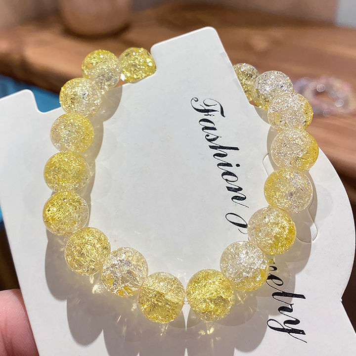 Women's%20Cracked%20Quartz%20Crystal%20Beaded%20Round%20Glass%20Beads%20Stretch%20Bracelet%20Bangle%20Bracelets%20Women%20Girl%20Charm%20Wrap%20Jewelry%20-%20Image%205