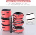 Adjustable Pots and Pans Organizer Rack, Kitchen Organizer. 