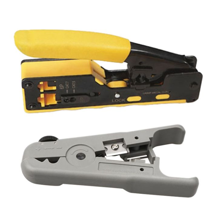 RJ45 Tool Network Crimper Cable Crimping Tools for RJ45 Cat7 Cat6 Cat5 ...