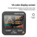 Digital Digital Display Socket Tester Accurate Plug Checker User-Friendly Multifunctional Voltage Detector for Electrical Testing Home Use Industrial Use. 
