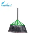 SMALL INDOOR BROOM HAWK WITH 120CM PLASTIC COATED METAL HANDLE - FEATHER BRAND. 