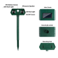 (GGBR) 2024 Ultrasonic Animal Repellent, 1-Pack Solar Outdoor Deer Repeller with Motion Sensor, Deters Cats, Squirrels, Rabbits. 