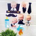 Baby Boss Theme Picture Cake & Cup Cake Topper. 