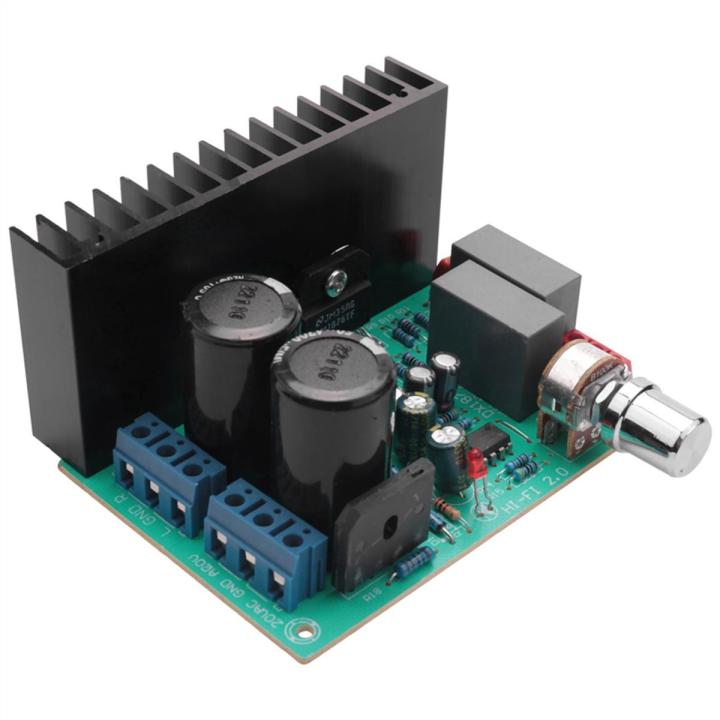 2X 30W+30W LM1876 Stereo Audio Power 4558 Amplifier Board 2.0 Stereo Class AB Home Theater AMP Dual
