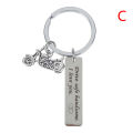 Drive safe handsome I love you trucker key ring gift for husband boys. 