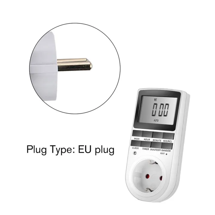 【InnovateWorld】EU/US/UK/AU Electronic Digital Timer Switch Plug Kitchen ...