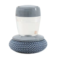 Kitchen Liquid Adding Dish Washing Soap Dispenser |Multifunctional Palm Pot Washing Cleaning Brush Kitchen Washing Tool | Automatic Pot Pan Dish Bowl Brush Scrubber Cleaner. 
